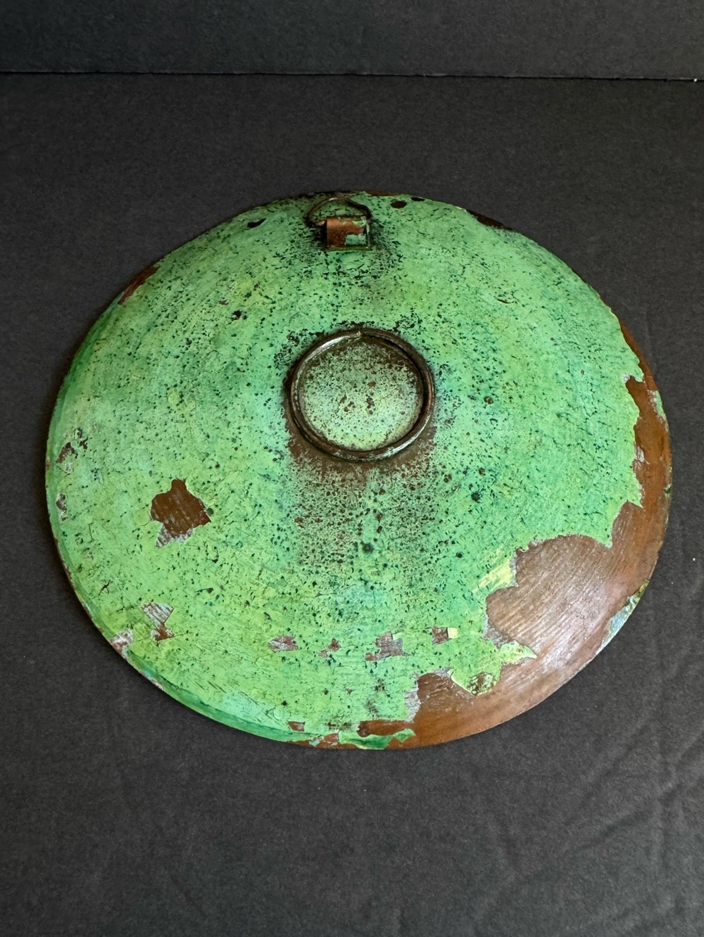 Vintage Peruvian Wall Plate Silver & Copper Mixed Media Decorative Handmade - Picture 7 of 11